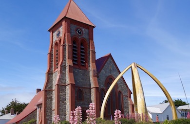 Christ Church Cathedral in Stanley- Falkland Islands